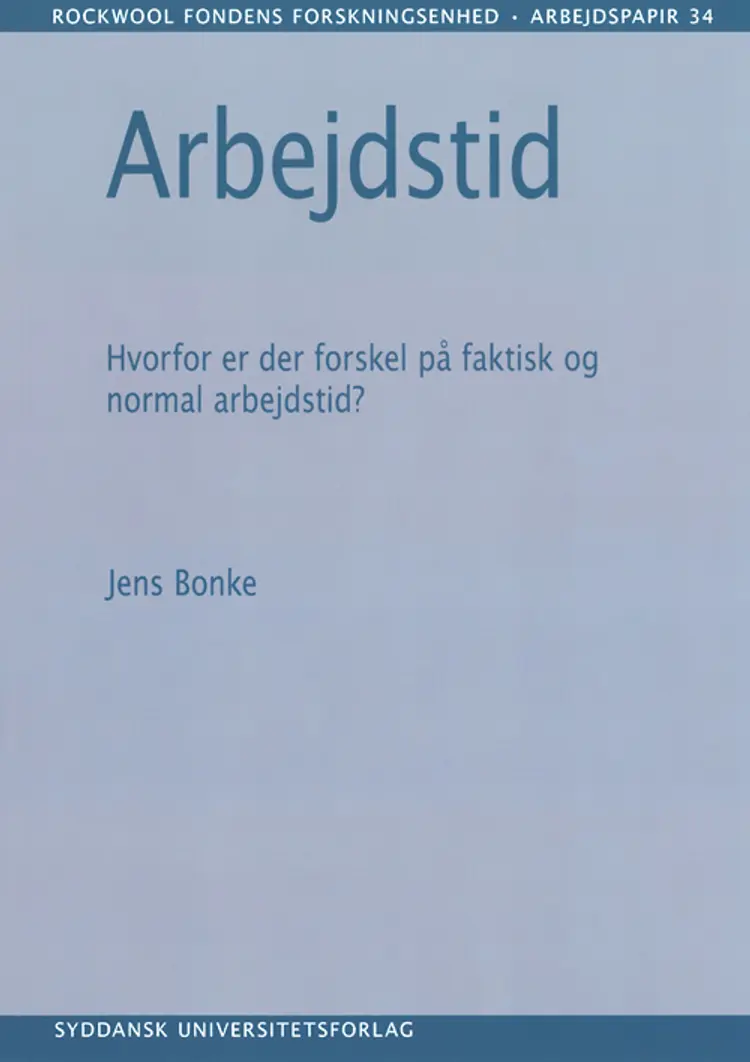 Arbejdstid af Jens Bonke