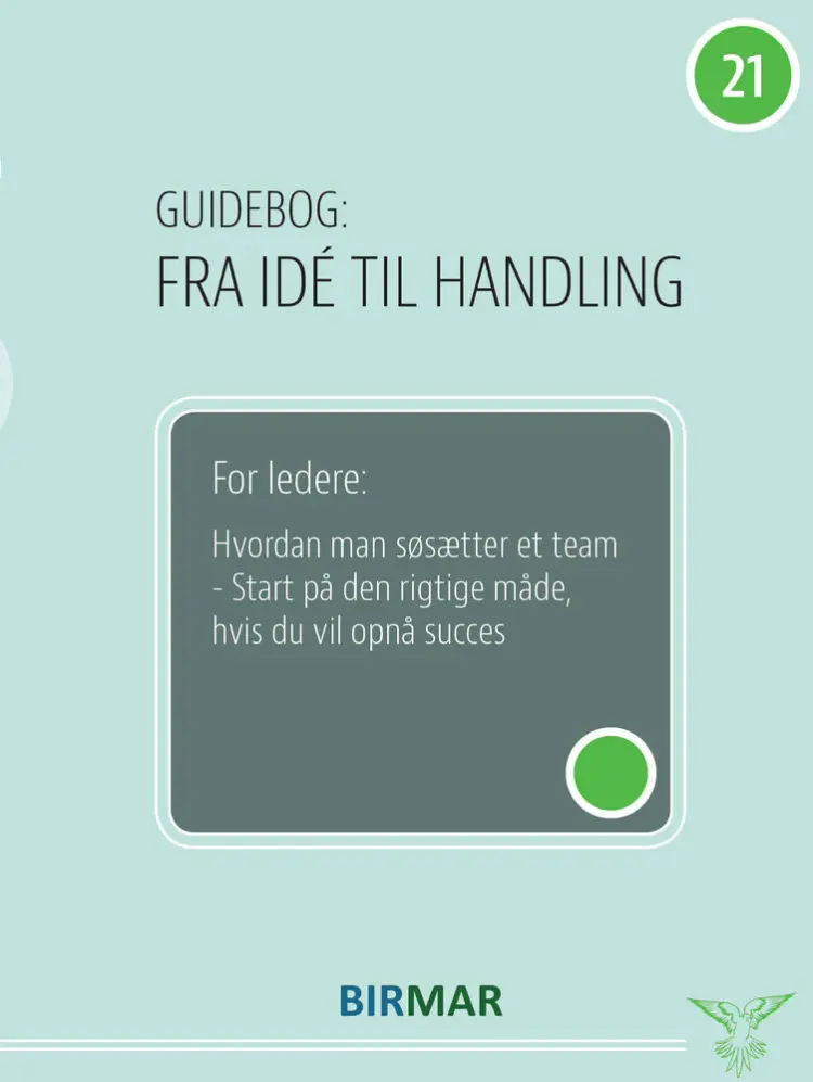 Hvordan man søsætter et team af Lars Stig Duehart