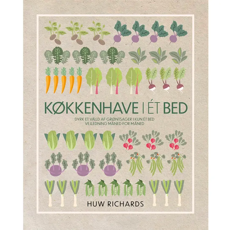 Køkkenhave i ét bed af Huw Richards
