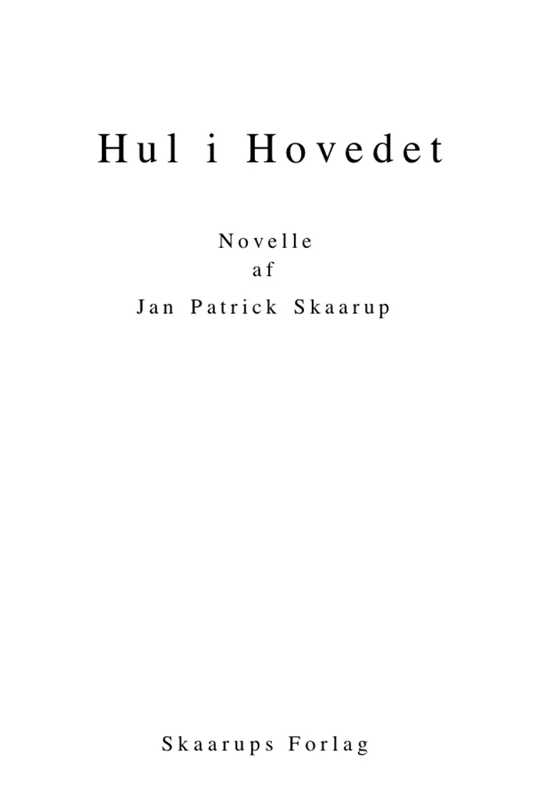 Hul i Hovedet af Jan Patrick Skaarup