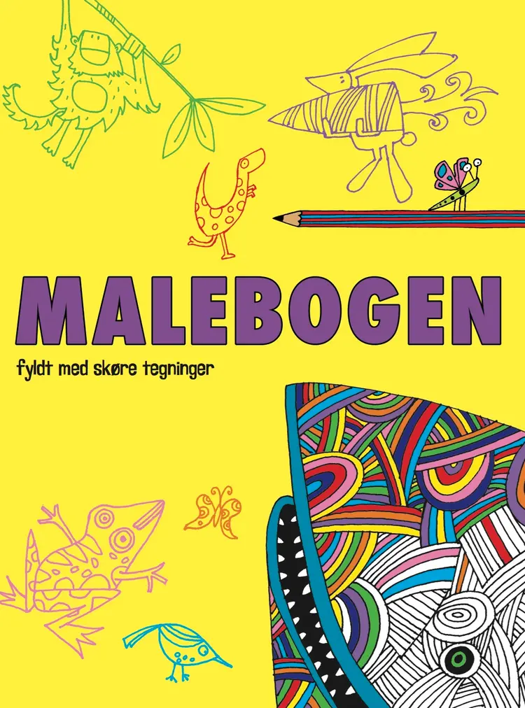 MALEBOGEN - Fyldt med skøre tegninger