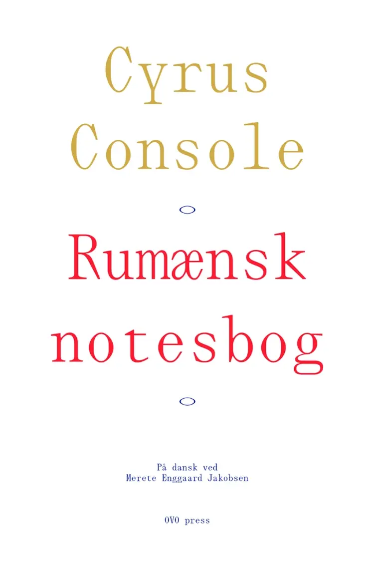 Rumænsk notesbog af Cyrus Console