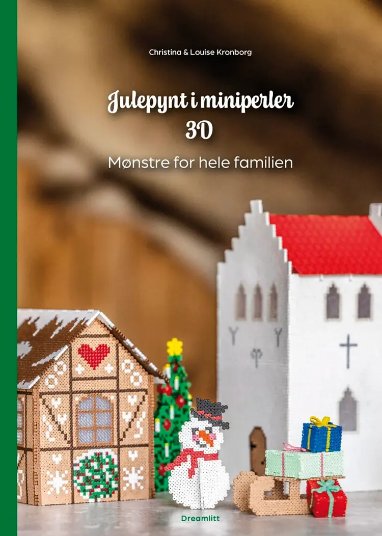 Julepynt i miniperler 3D af Christina og Louise Kronborg