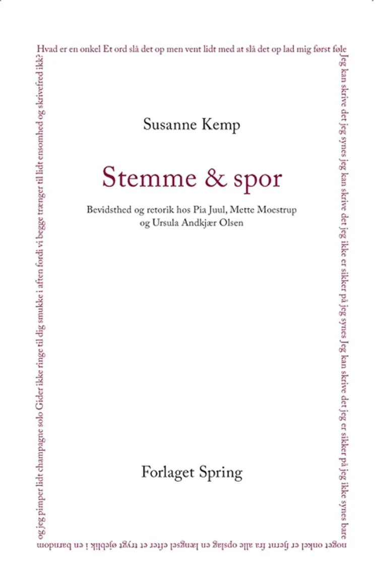 Stemme & spor af Susanne Kemp