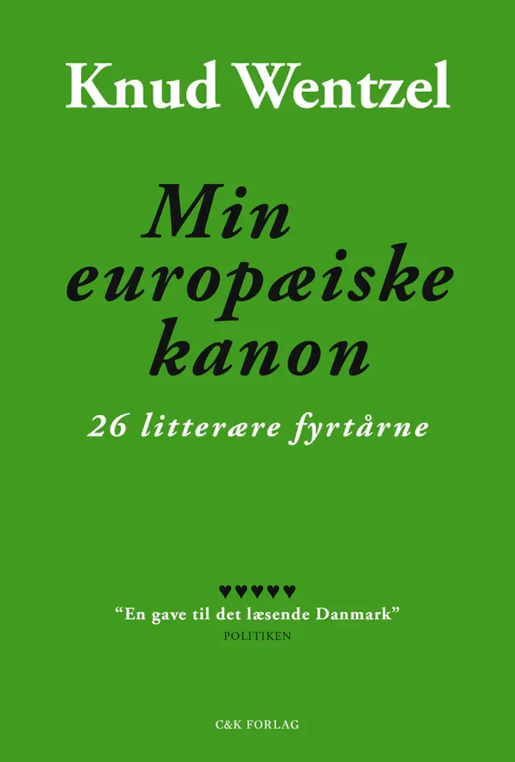 Min europæiske kanon af Knud Wentzel