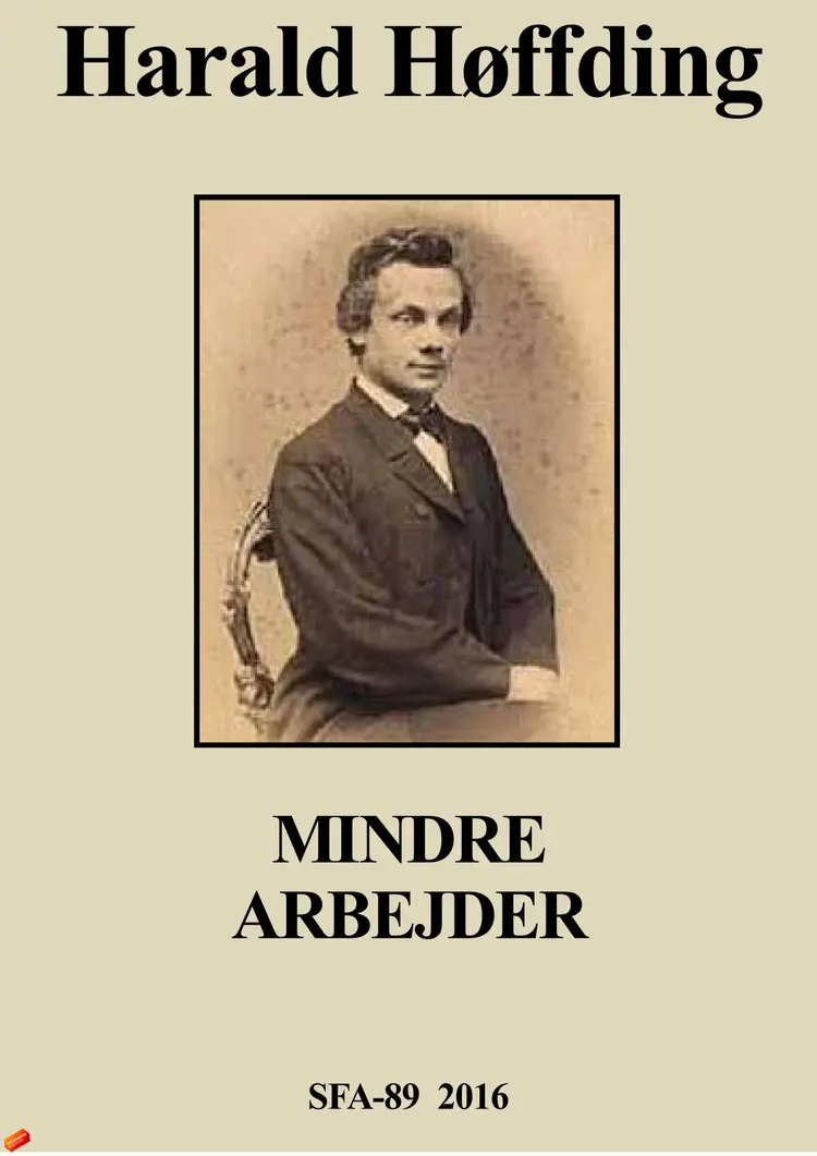 Mindre Arbejder af Harald Høffding
