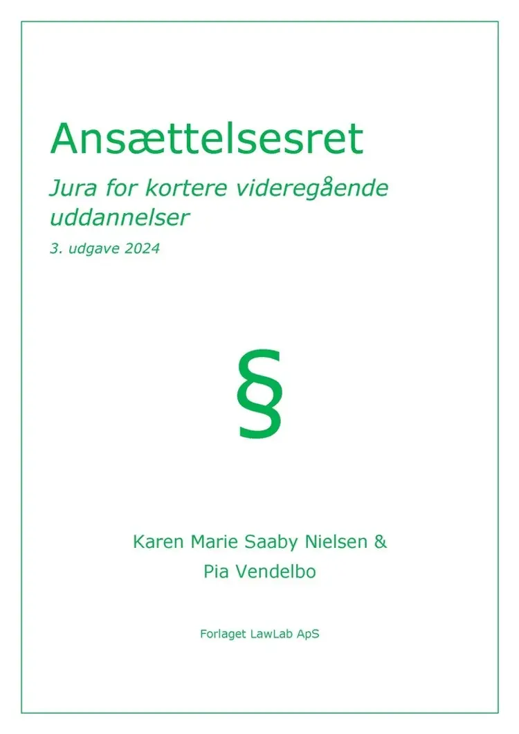 Ansættelsesret af Karen Marie Saaby Nielsen