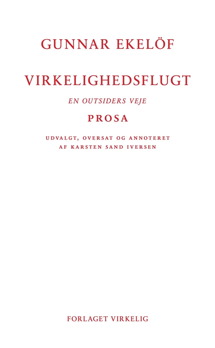 Virkelighedsflugt af Gunnar Ekelöf