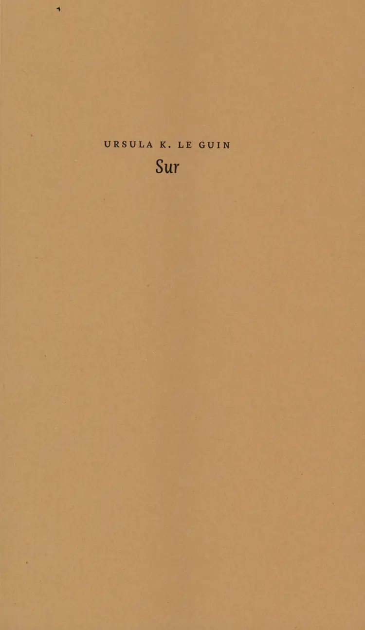 Sur af Ursula K. Le Guin