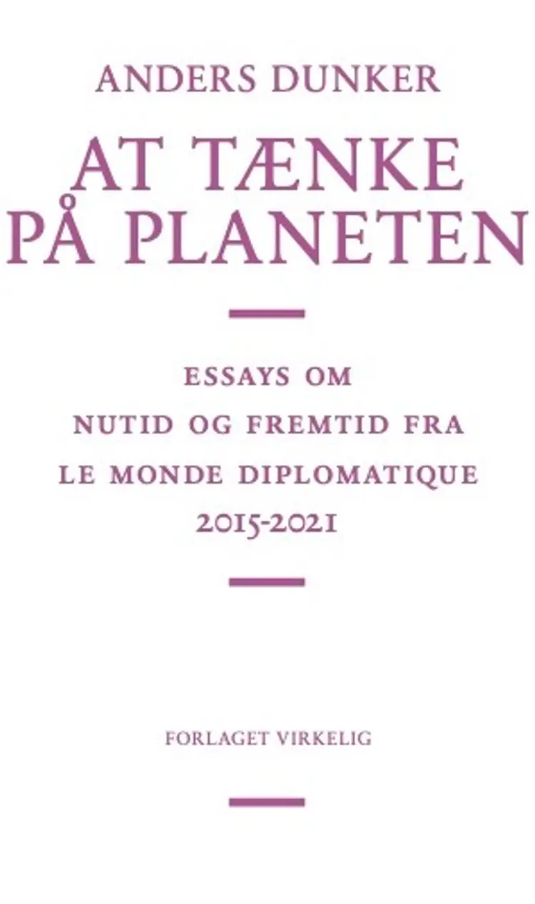 At tænke på planeten af Anders Dunker