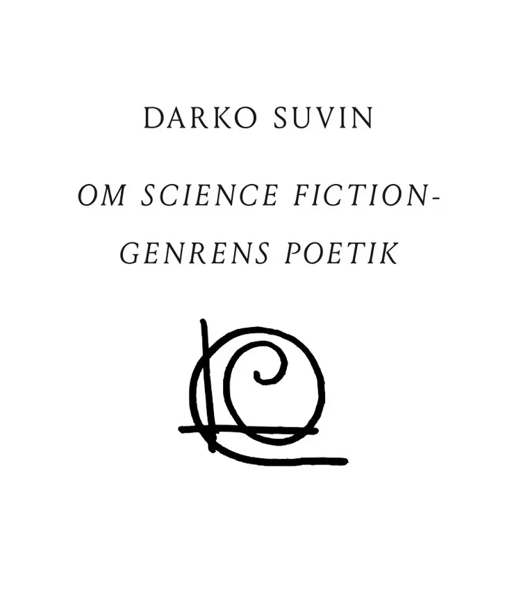 Om science fiction-genrens poetik af Darko Suvin