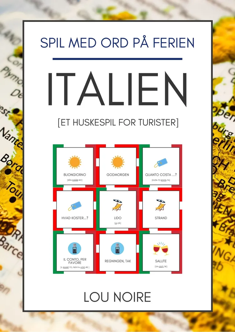 Spil med ord på ferien - Italien af Lou Noire
