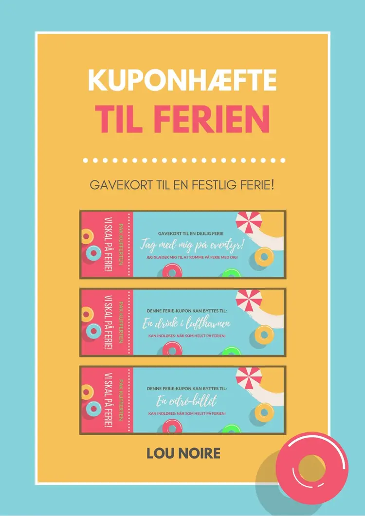 Kuponhæfte til ferien af Lou Noire