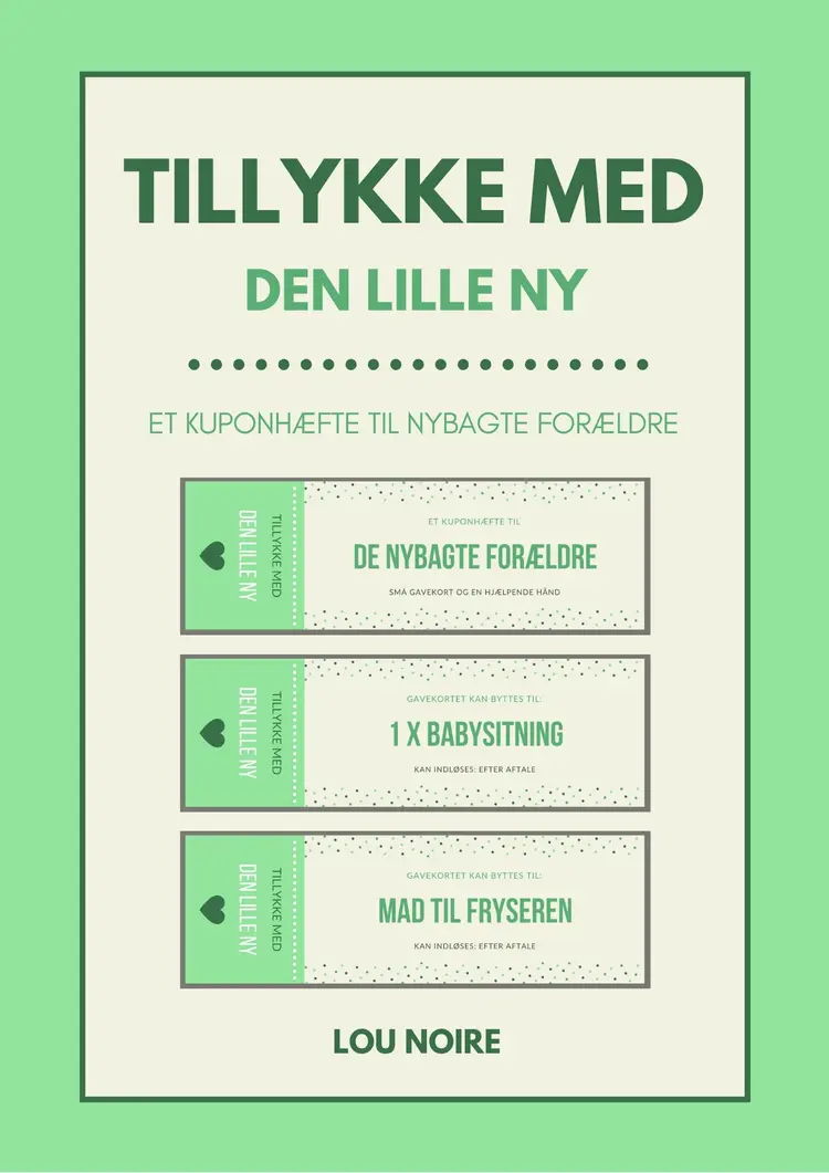 Tillykke med den lille ny af Lou Noire
