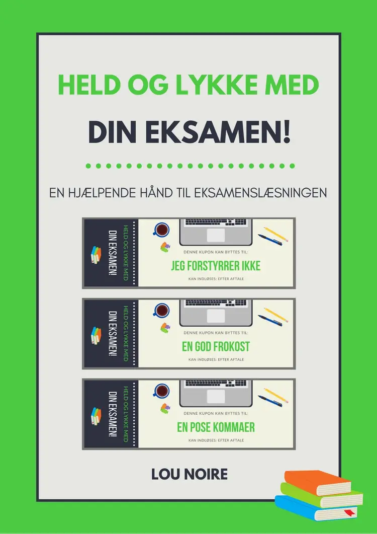 Held og lykke med din eksamen! af Lou Noire