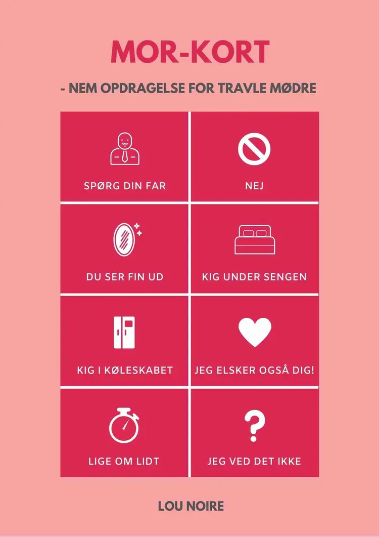 Mor-kort - nem opdragelse for travle mødre af Lou Noire