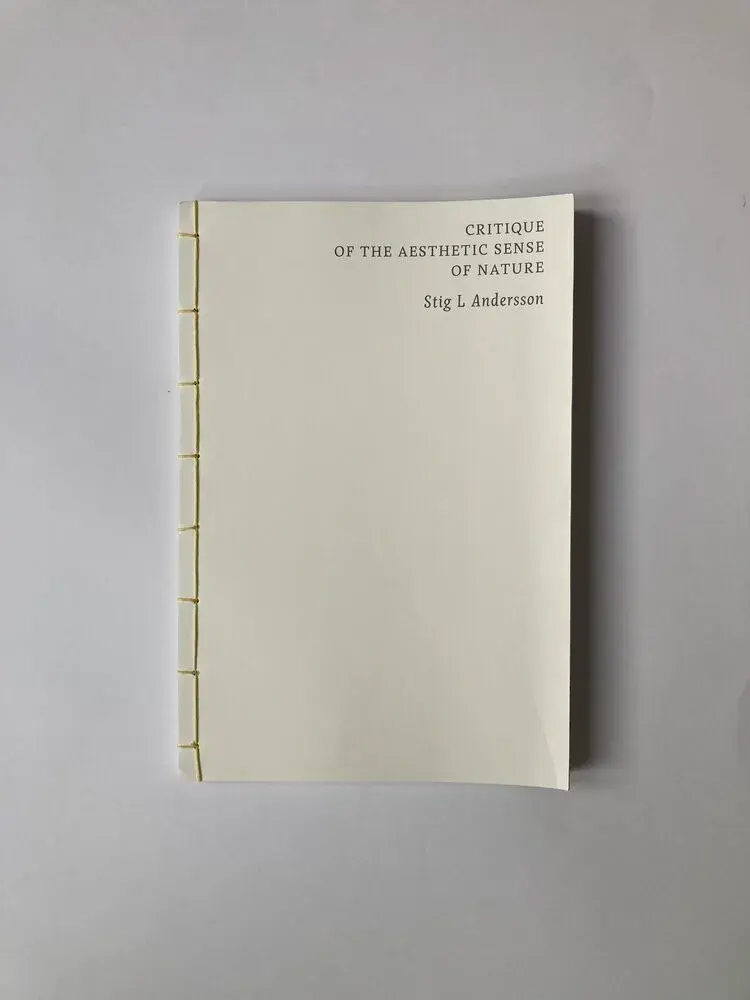 Critique of the Aesthetic Sense of Nature af Stig L Andersson