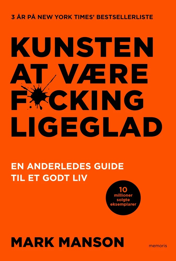 Kunsten at være fucking ligeglad cover