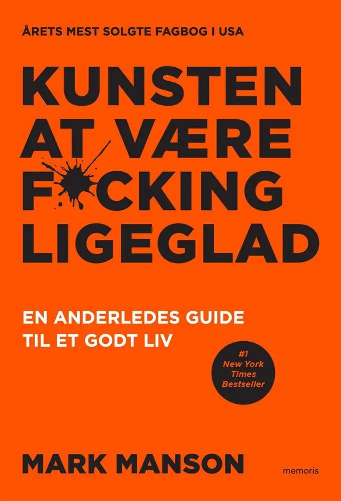 Kunsten at være fucking ligeglad cover