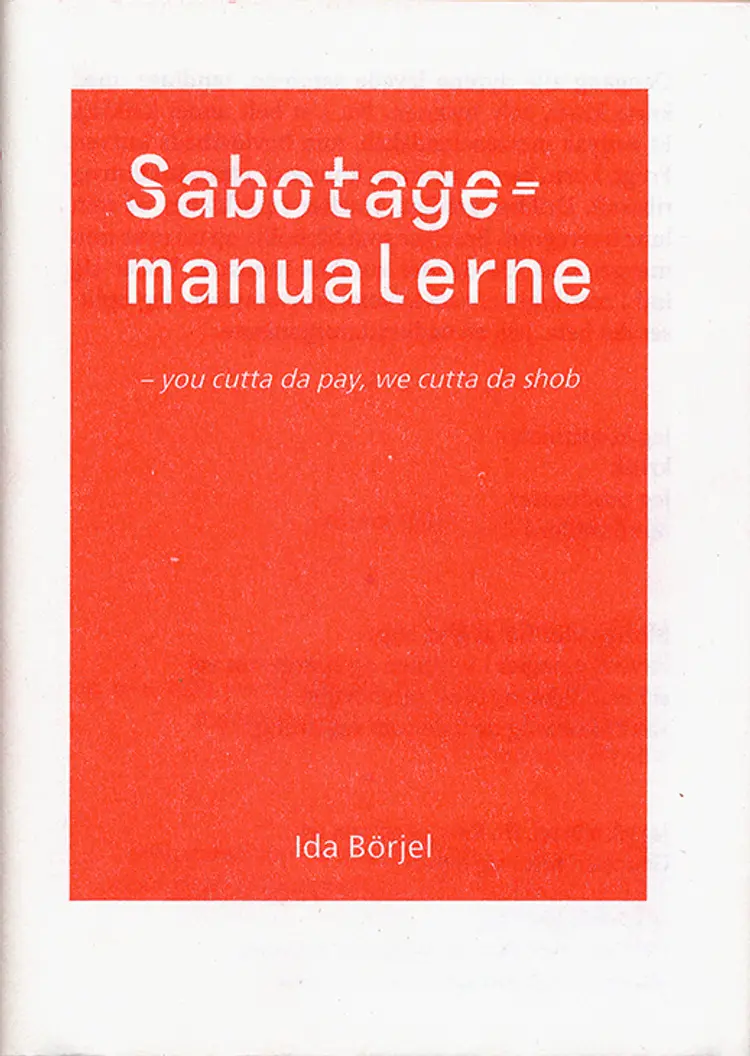 Sabotagemanualerne af Ida Börjel