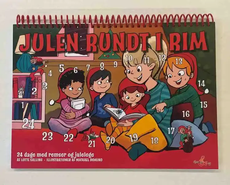 Julen rundt i rim af Lotte Salling
