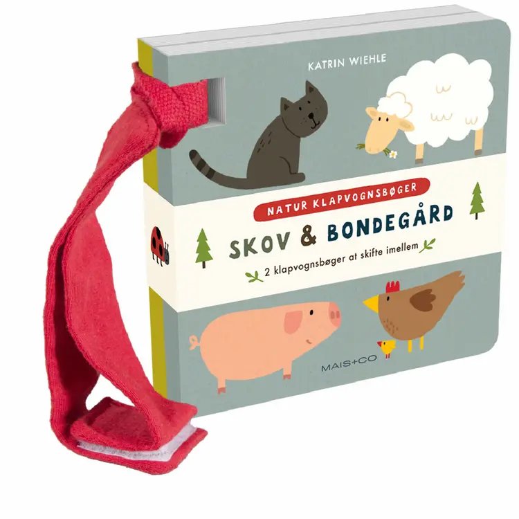 Natur klapvognsbøger - skov og bondegård af Katrin Wiehle