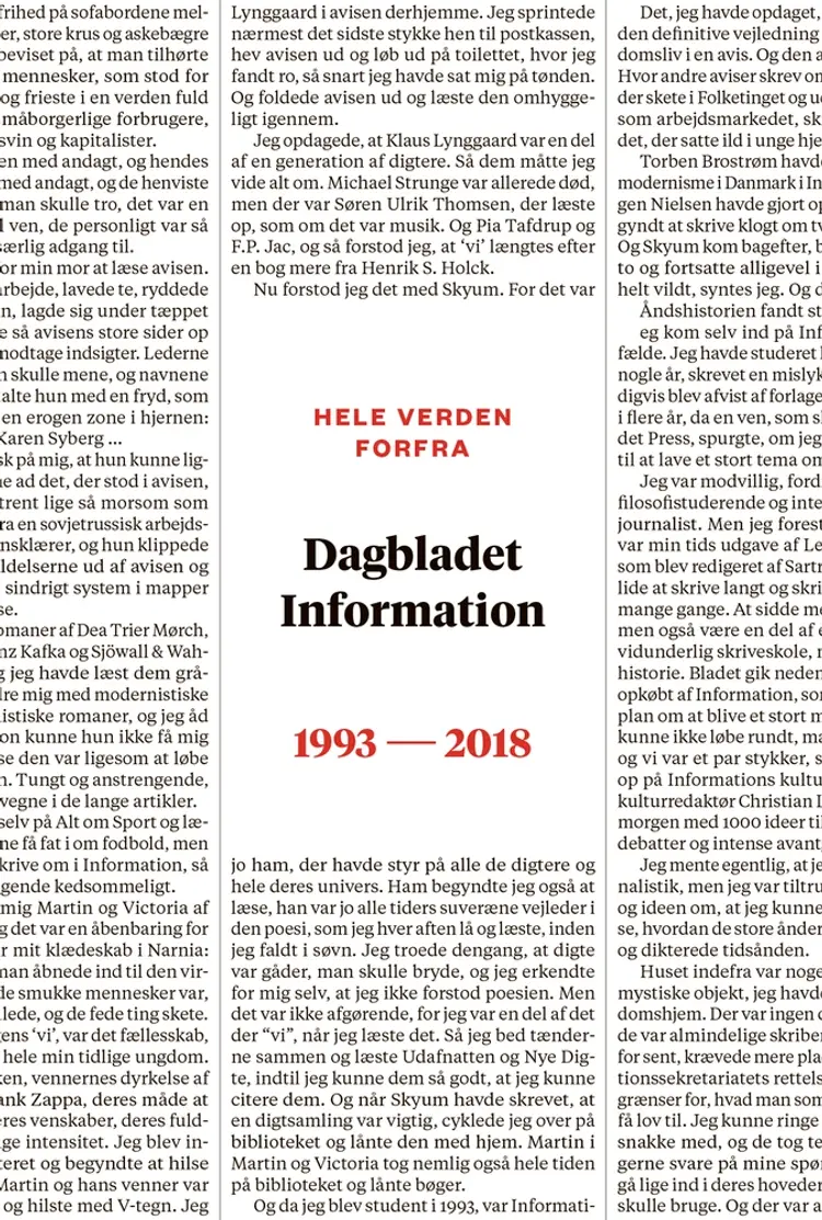 Hele verden forfra af Erik Skyum-Nielsen