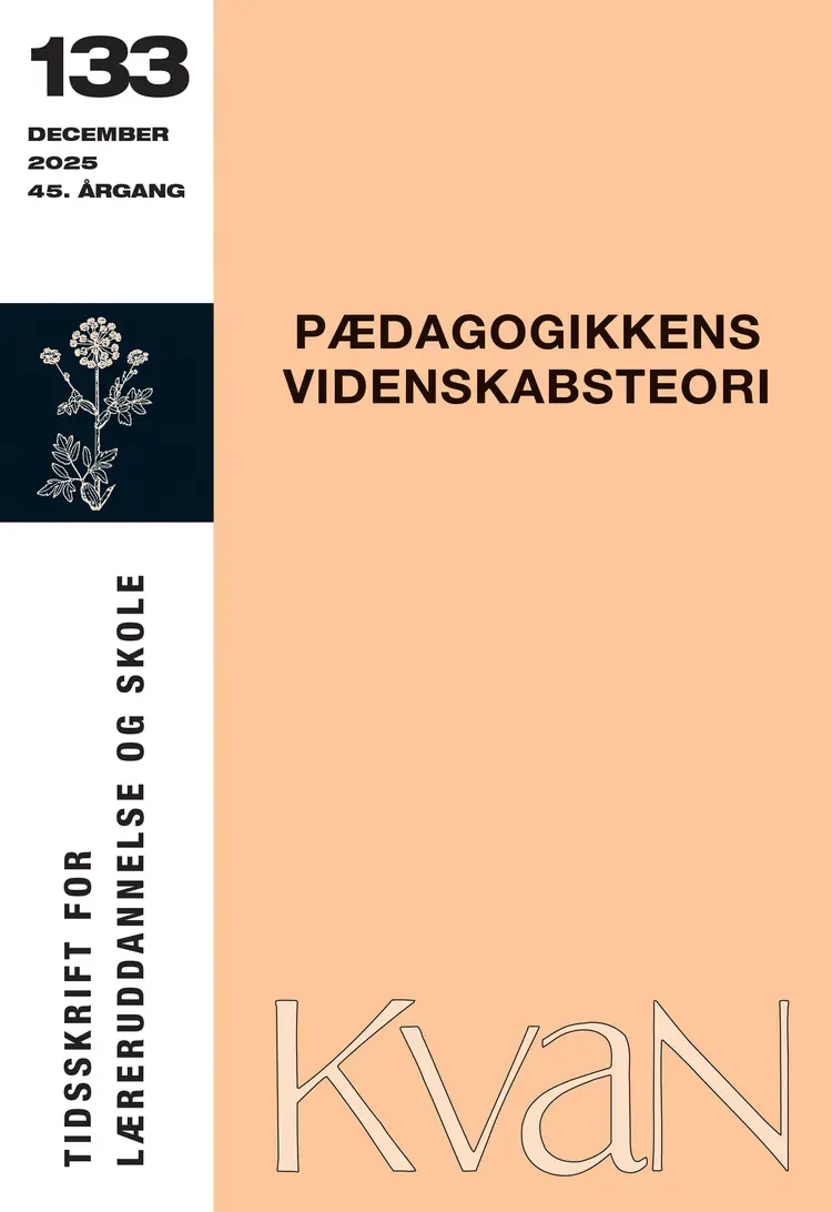 KvaN 133 - Pædagogikkens videnskabsteori af Niels Tange m.fl.