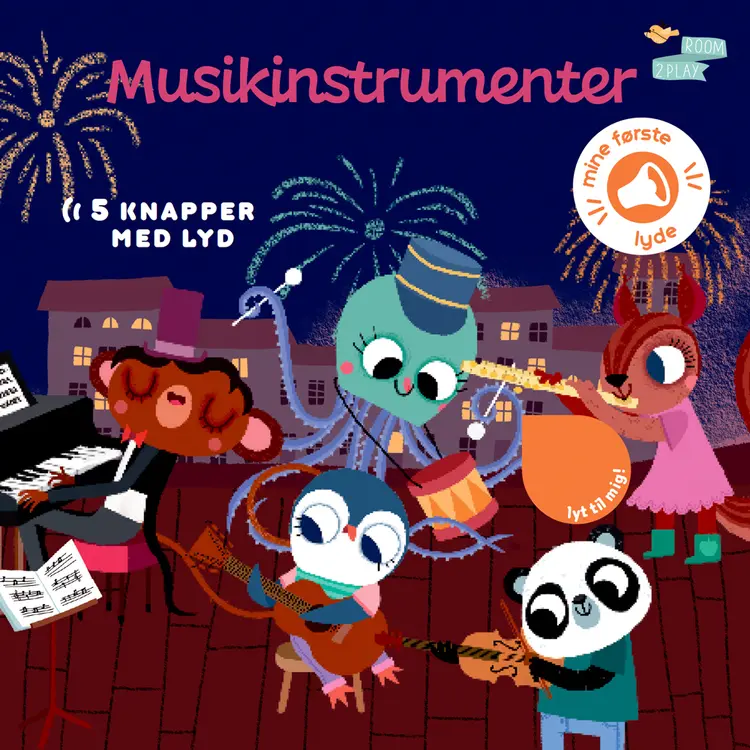 Pegebog med lyd - Musikinstrumenter af Amandine Notaert
