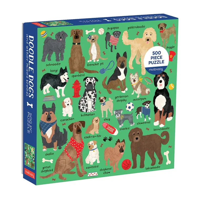 Puslespil 500 brk - Hunde
