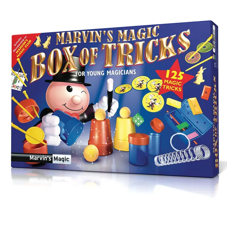 Marvin's tryllesæt med 125 tricks