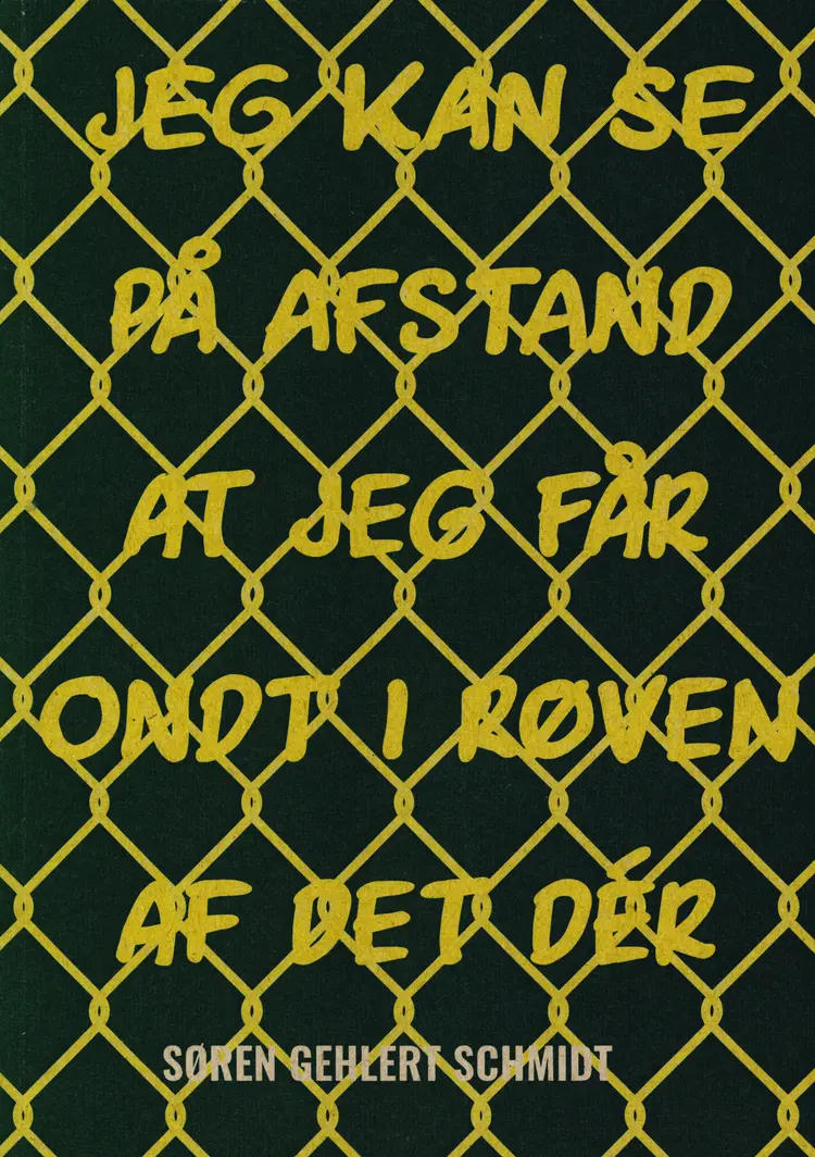 Jeg kan se på afstand at jeg får ondt i røven af det der af Søren Gehlert Schmidt