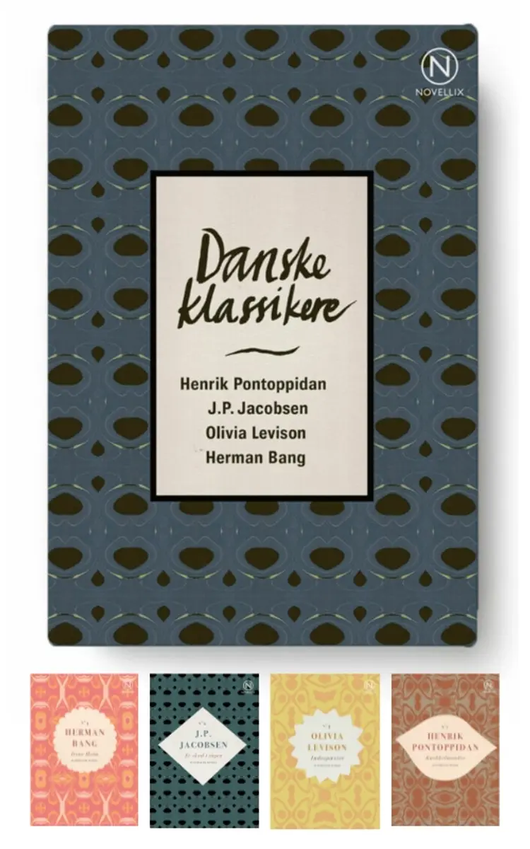 Gaveæske med fire danske klassikere af Herman Bang