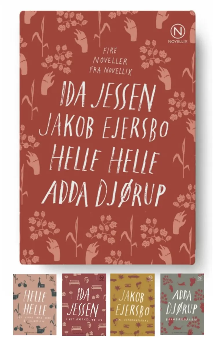 Gaveæske med fire noveller af Jessen, Ejersbo, Helle & Djørup af Ida Jessen