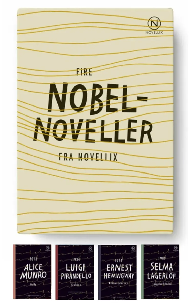 Gaveæske med fire Nobelnoveller af Selma Lagerlöf