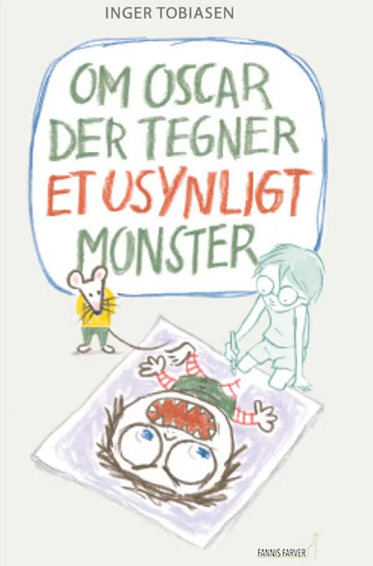 Om Oscar der tegner et usynligt monster af Inger Tobiasen