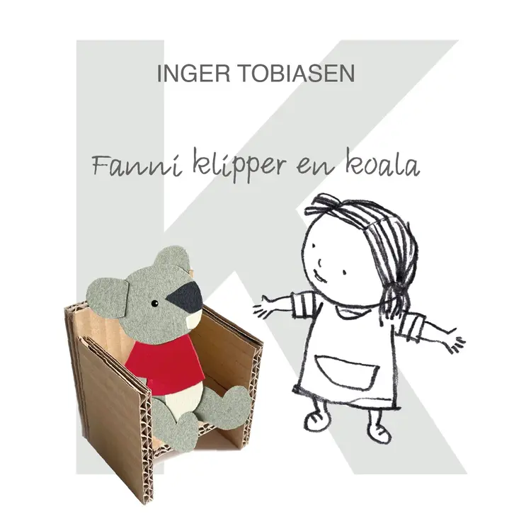 Fanni klipper en koala af Inger Tobiasen