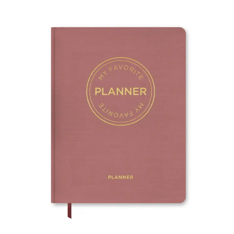 MY FAVORITE PLANNER Dateret 2024 Vintage Rosa af Forlaget Aronsen
