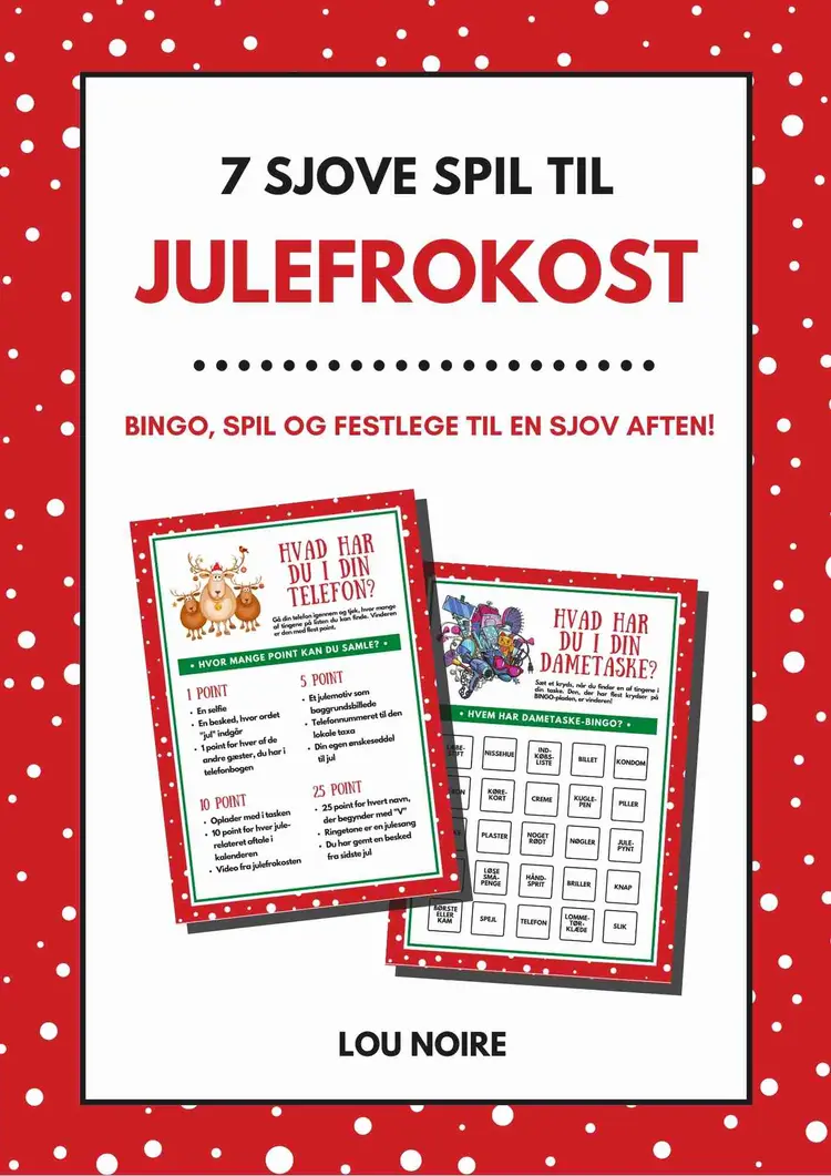 7 sjove spil til julefrokost af Lou Noire
