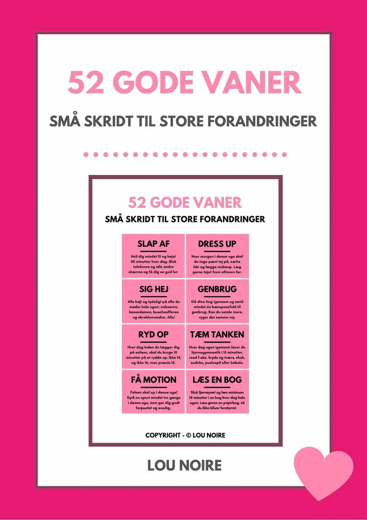 52 gode vaner af Lou Noire