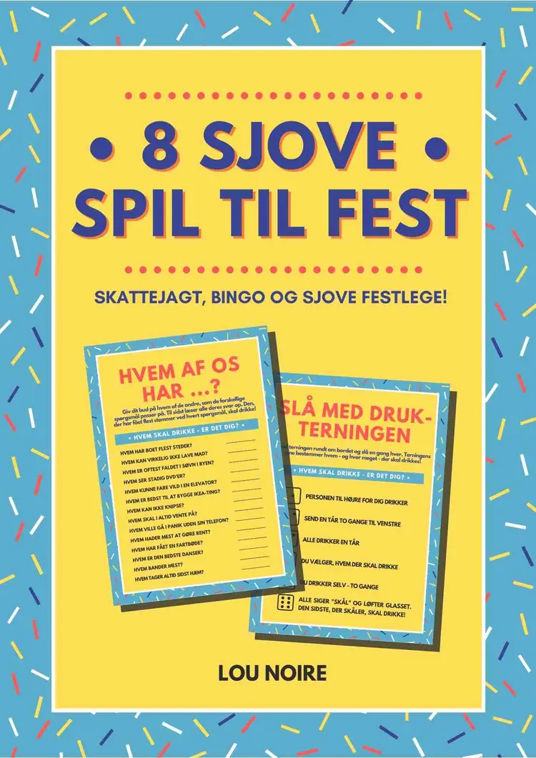 8 sjove spil til fest af Lou Noire