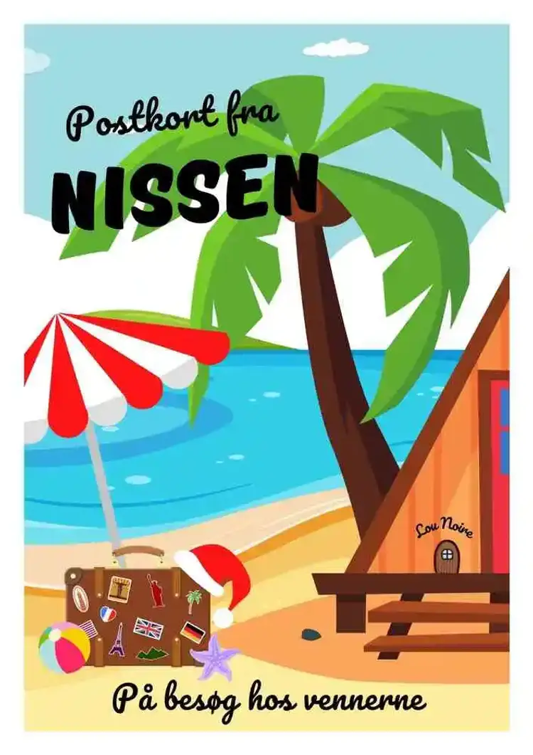 Postkort fra Nissen af Lou Noire