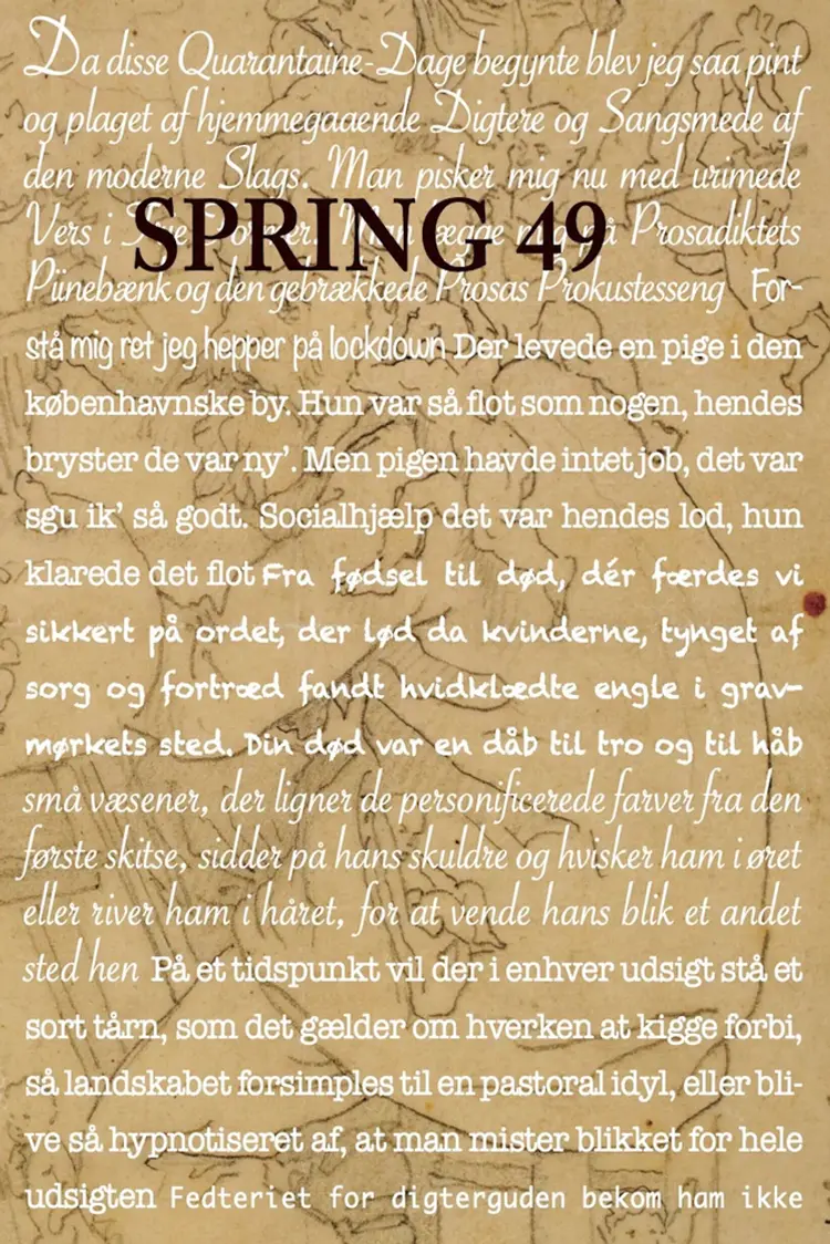 Tidsskriftet SPRING nr. 49 af Marianne Barlyng