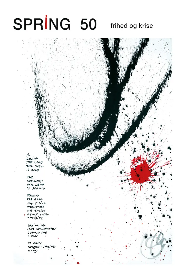 Tidsskriftet SPRING nr. 50 af Marianne Barlyng (red.)