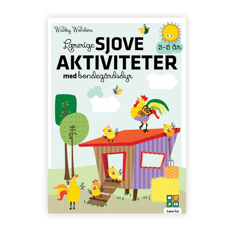 Aktivitetsbog med Lærerige Sjove Wacky Wonders Aktiviteter