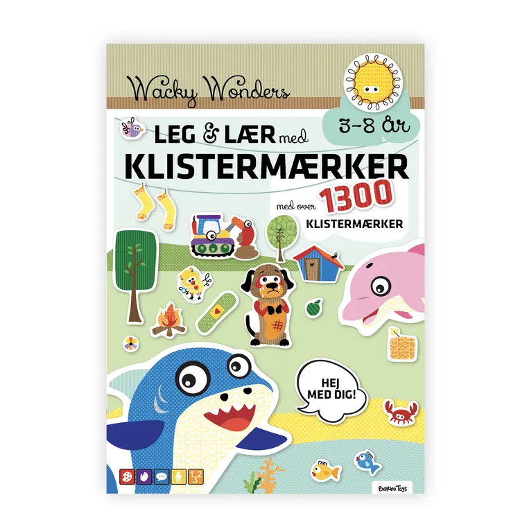 Wacky Wonders - Leg & Lær med Klistermærker