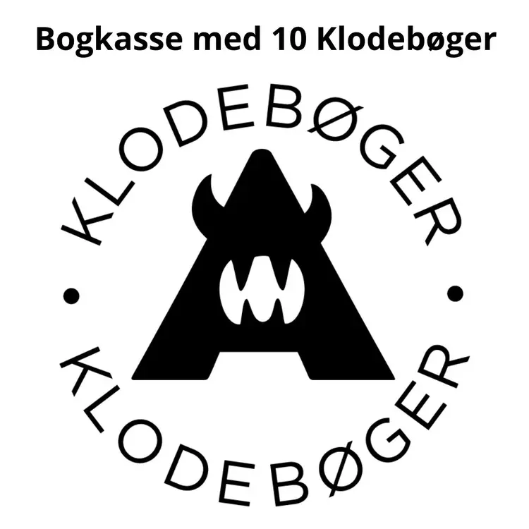 Bogkasse med 10 Klodebøger af Flere forfattere