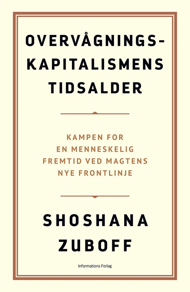 Overvågningskapitalismens tidsalder cover