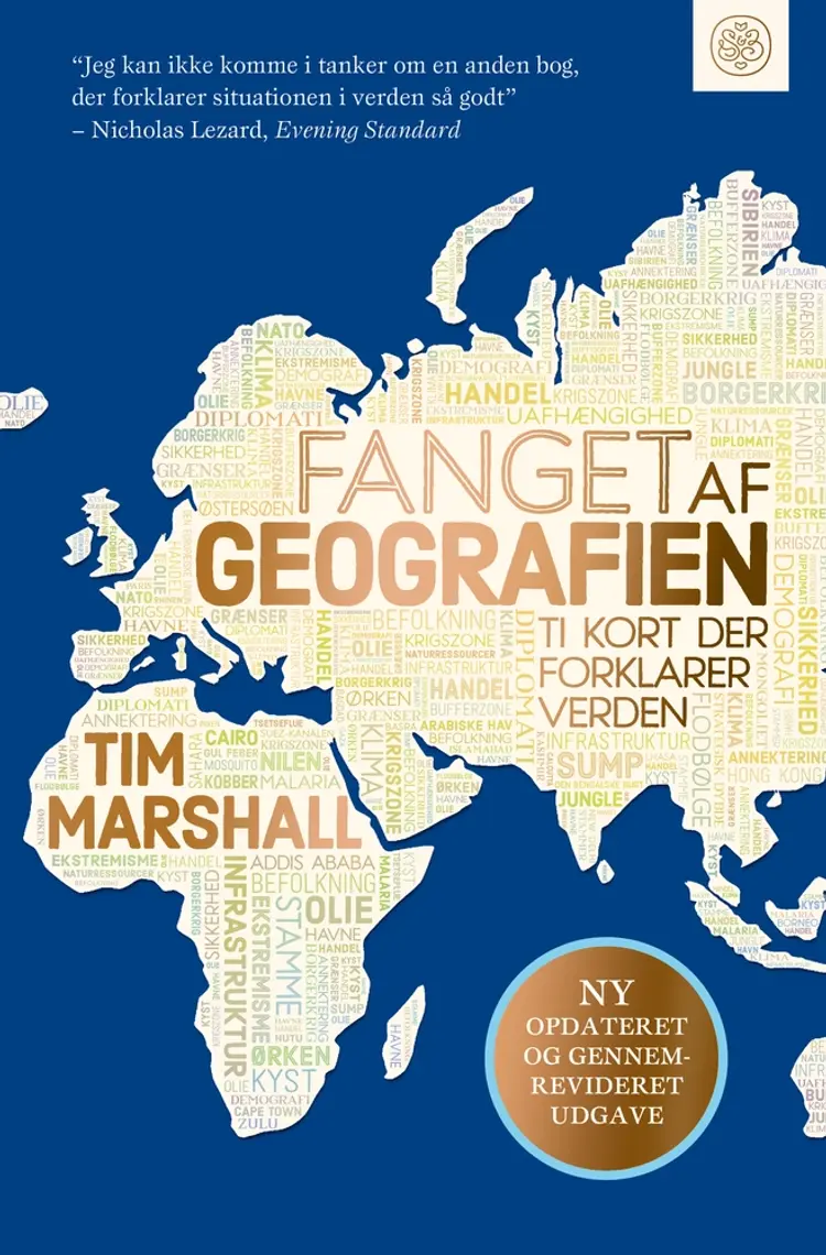 Fanget af geografien (2025-udgave - opdateret og gennemrevideret) af Tim Marshall