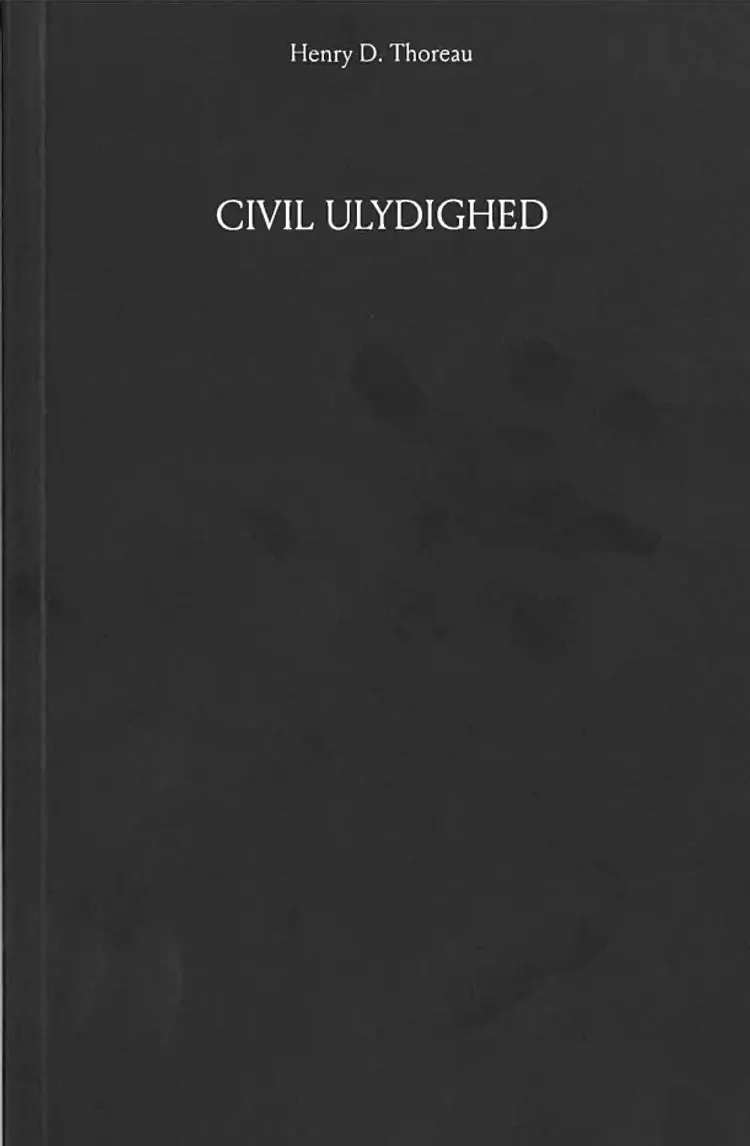 Civil ulydighed af Henry David Thoreau
